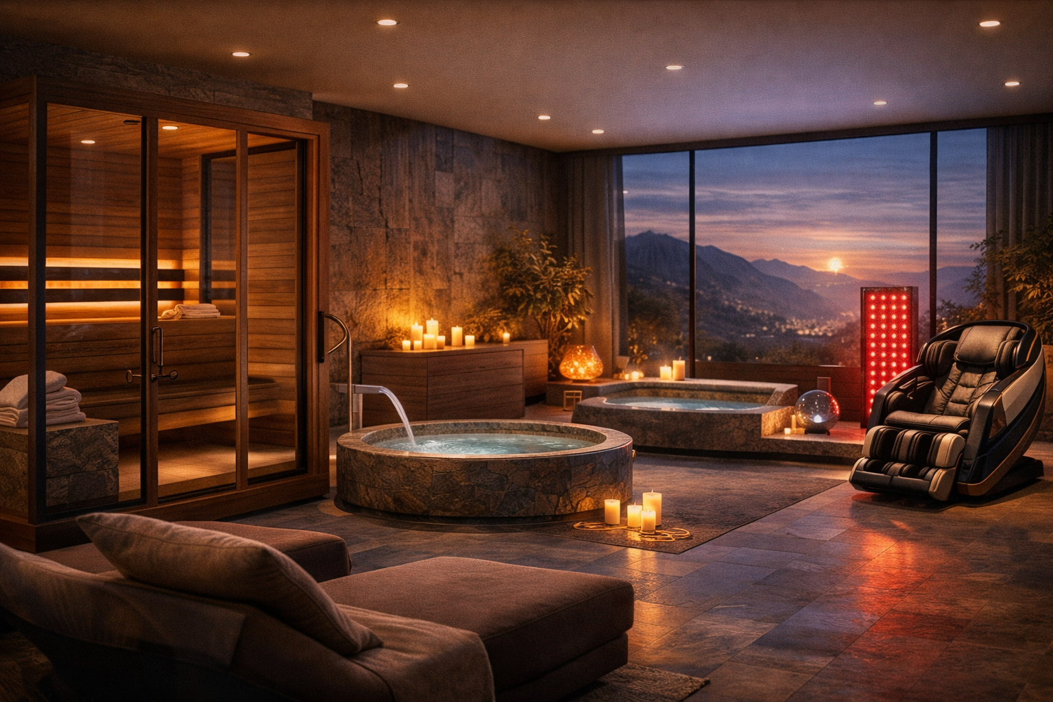 Full luxury wellness suite