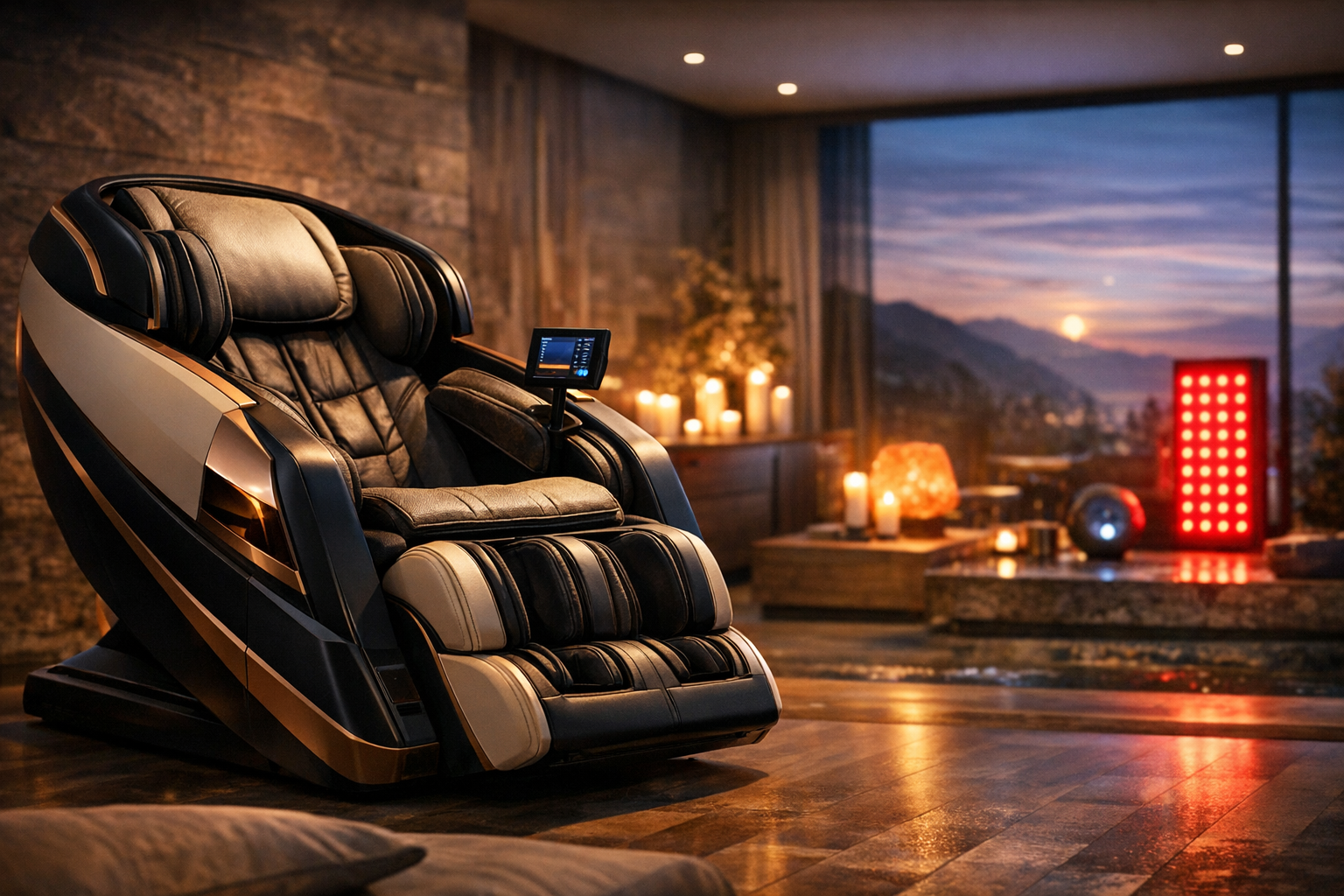 Luxury massage chair recovery seating