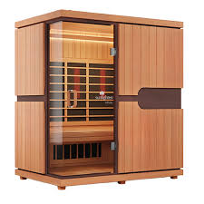 Luxury sauna for home wellness room