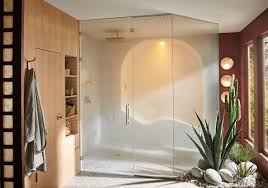 High-end tiled shower and bathroom
