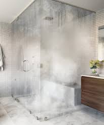 Modern spa bathroom with luxury shower finishes